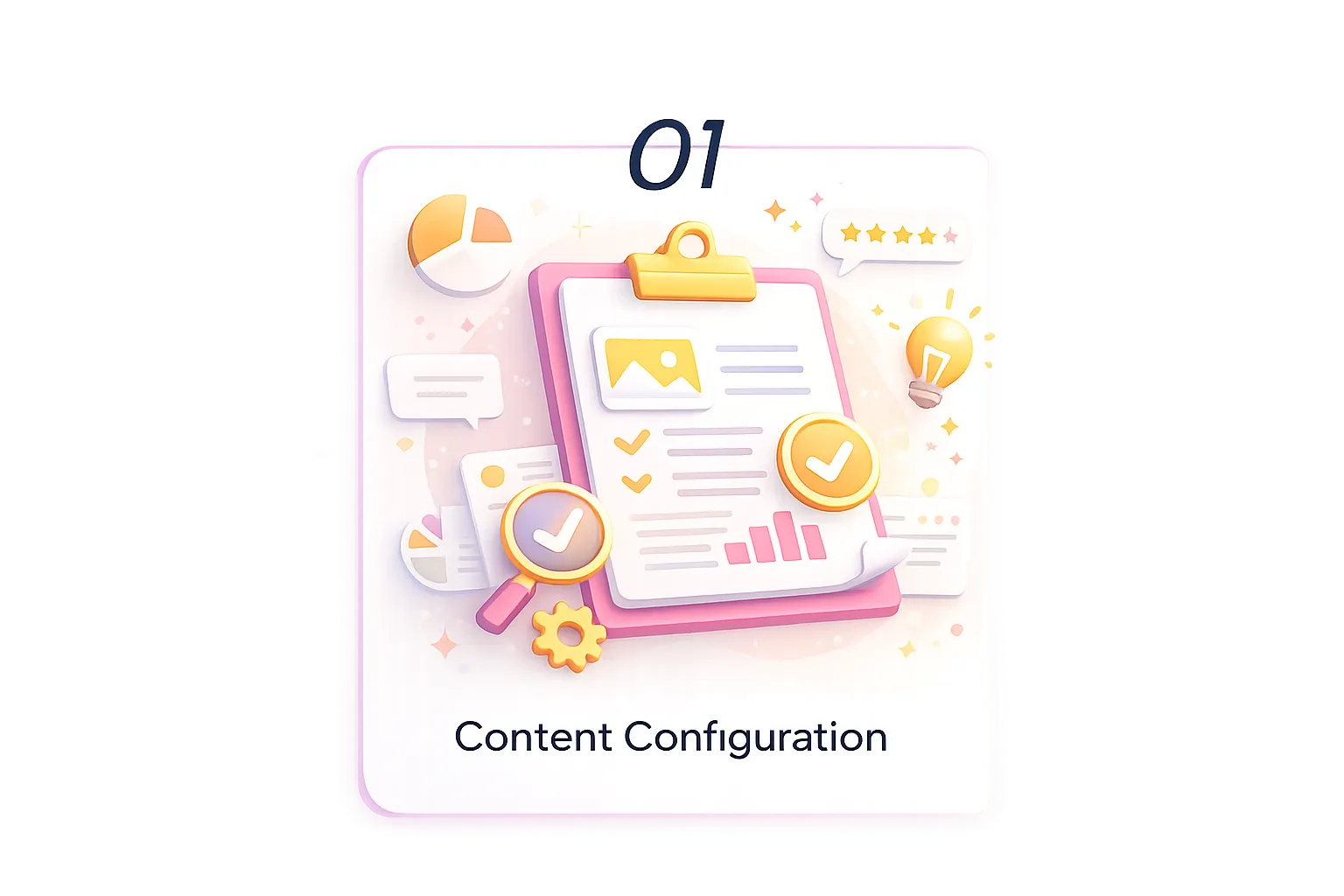 On-page SEO content configuration and page structure